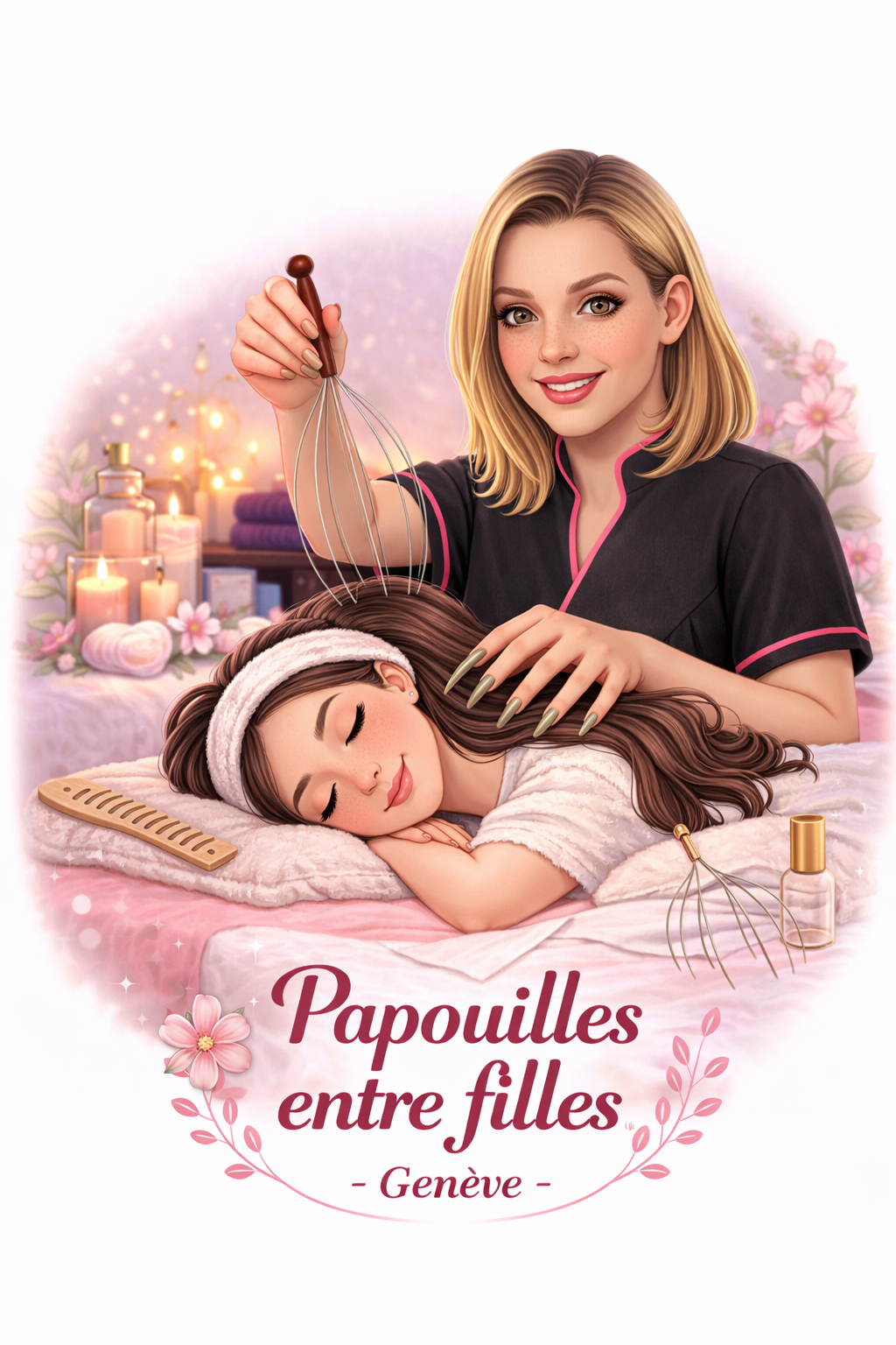 Papouilles entre filles